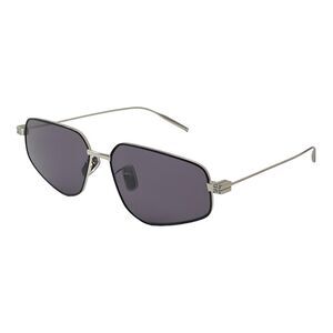 Givenchy Sunglasses Cat Eye Full Rim, Shiny Palladium Frame and Grey Lens